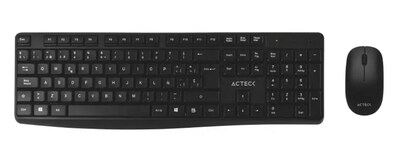 Foto 1 | Kit de Teclado y Mouse Acteck Kt25 color Negro Inalámbrico
