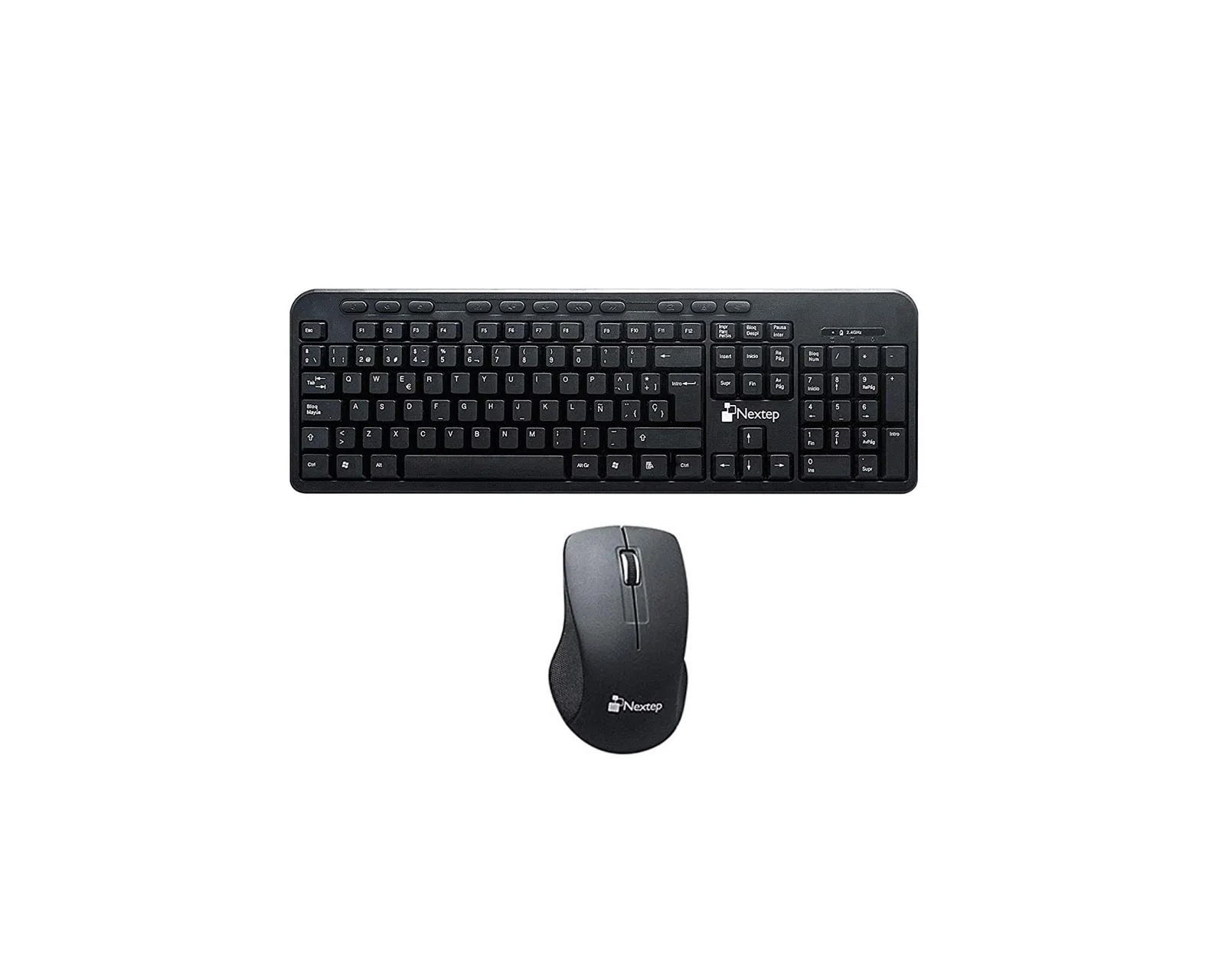Foto 2 pulgar | Kit Teclado y Mouse Wifi Nextep Ne-415 color Negro