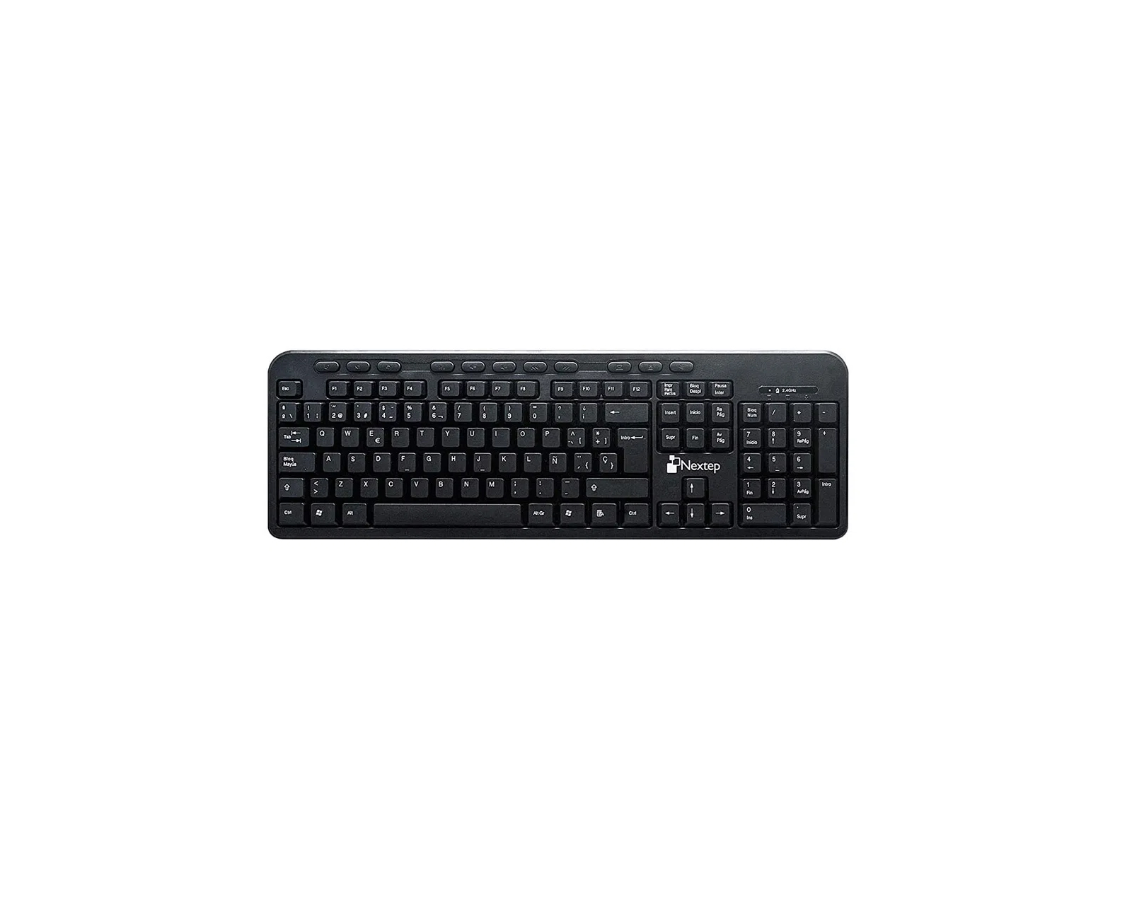 Foto 4 pulgar | Kit Teclado y Mouse Wifi Nextep Ne-415 color Negro