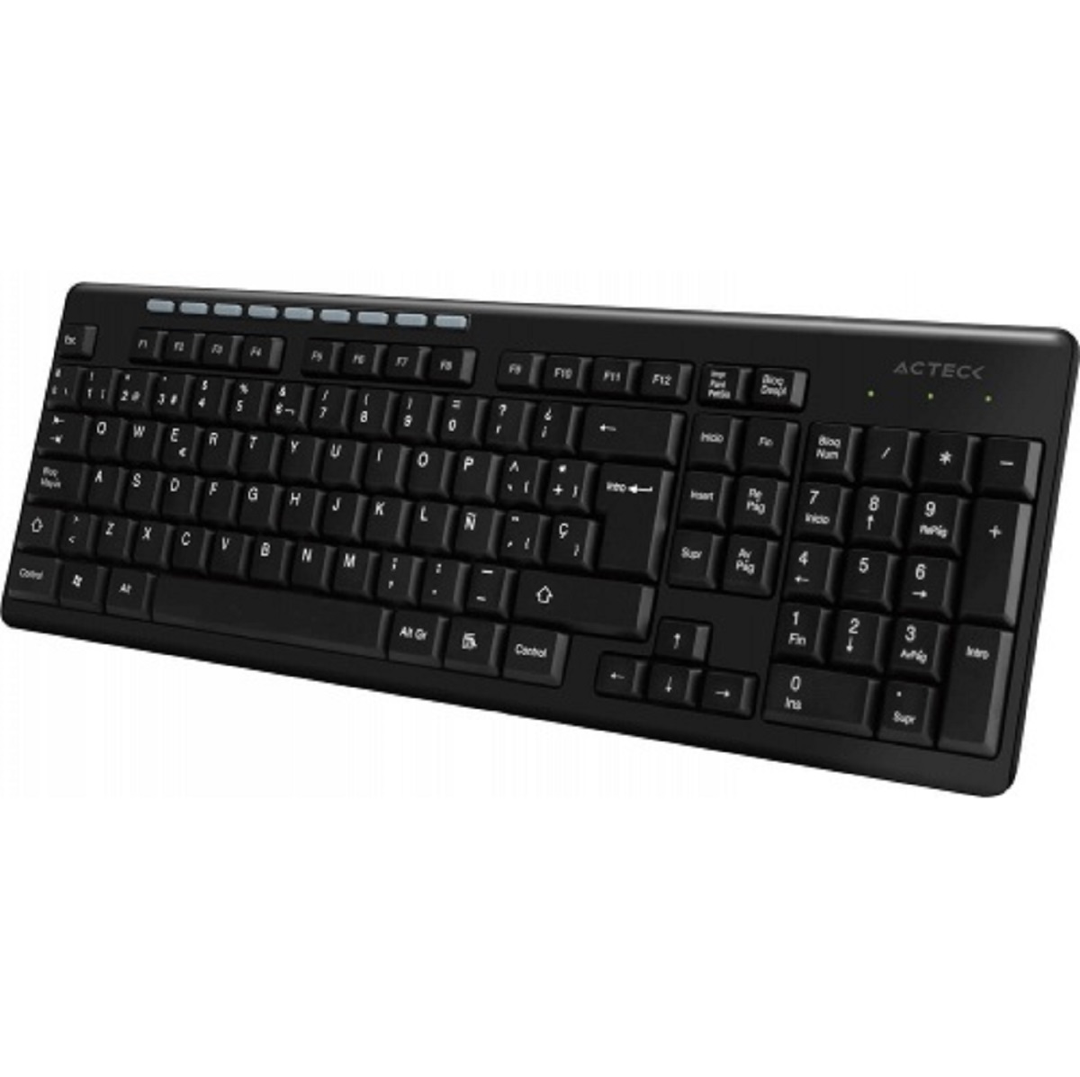 Foto 3 pulgar | Teclado Acteck Ac-913973 Inalámbrico Negro Estándar
