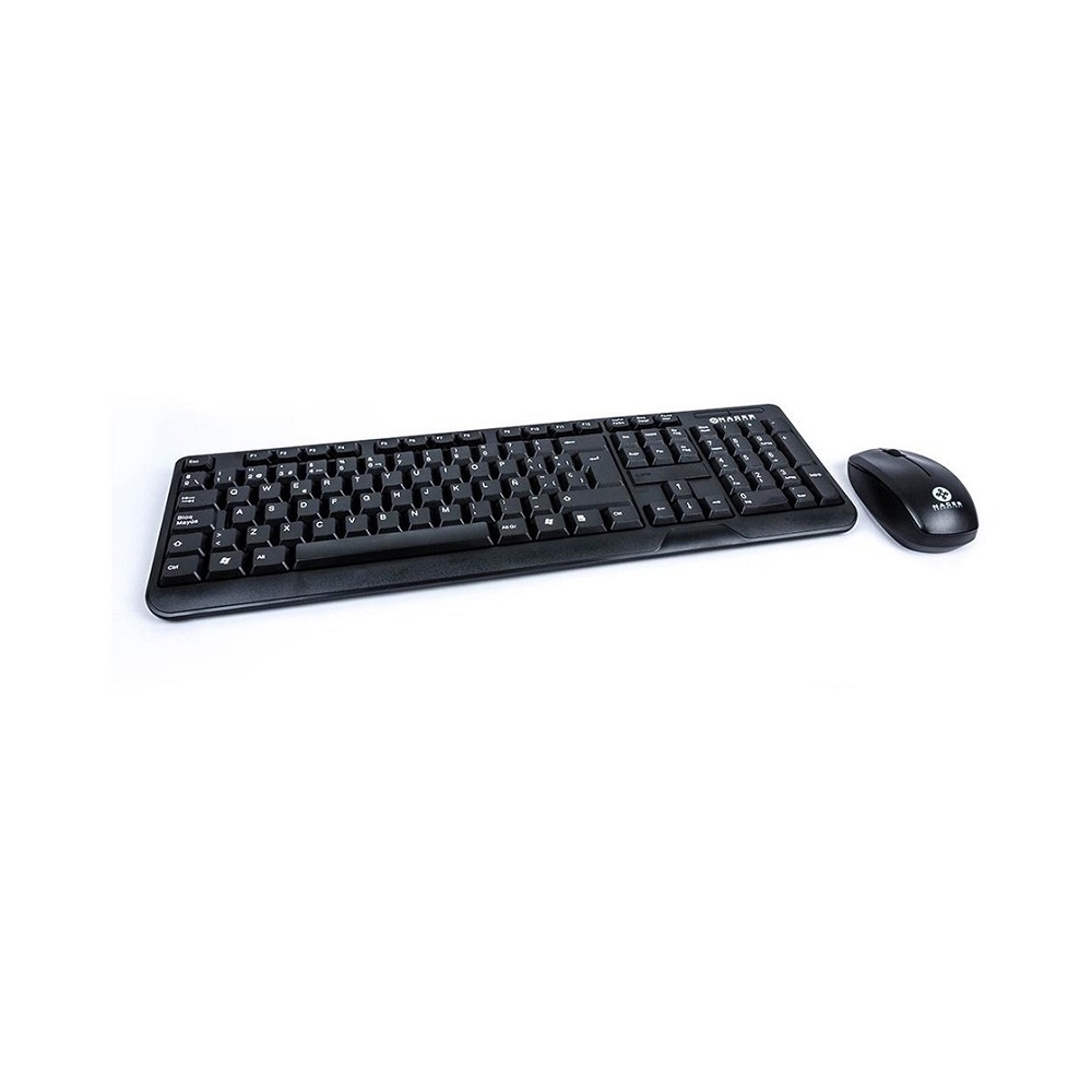 Foto 2 pulgar | Kit de Teclado y Mouse Naceb Technology 112 Teclas Na-426 Negro