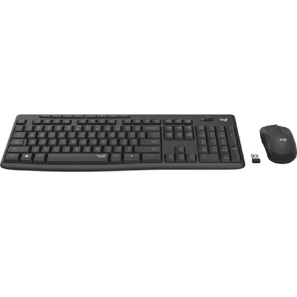 Foto 3 pulgar | Kit de Teclado y Mouse Logitech Qwerty Óptico 920-009792 Negro
