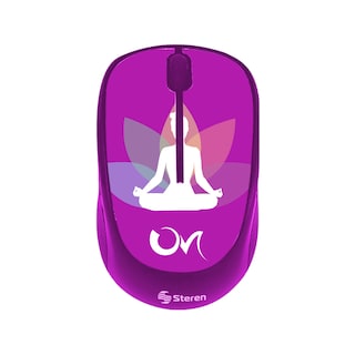 Foto 1 | Mini Mouse Inalámbrico Steren 1000 Dpi´s Óptico Ohm Steren Com-5707cmo color Morado