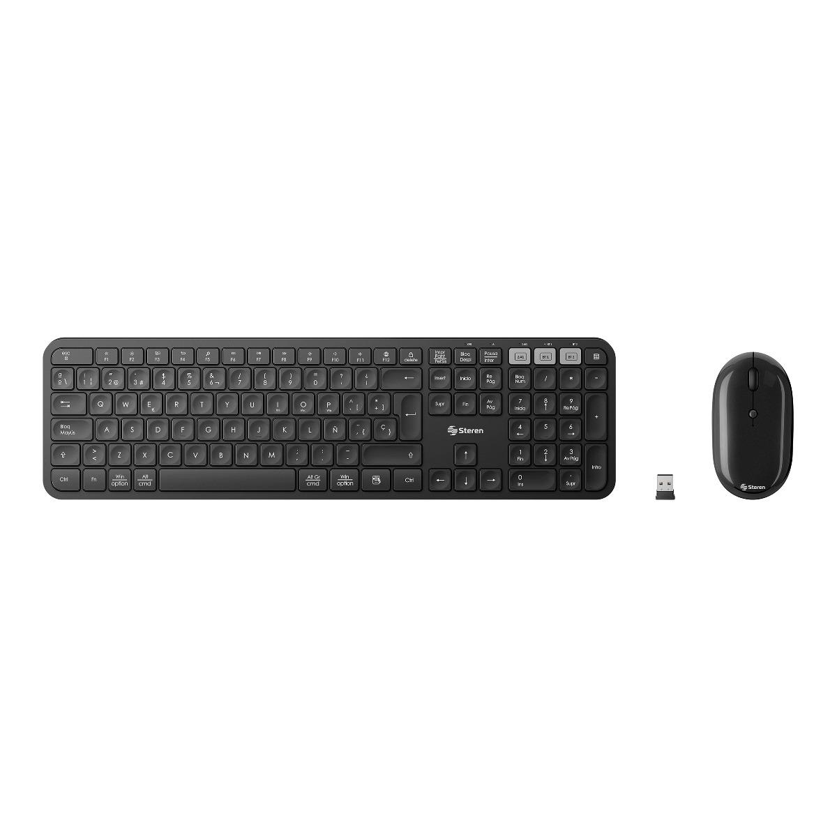 Teclado y Mouse Steren Bluetooth  Rf Multiequipo