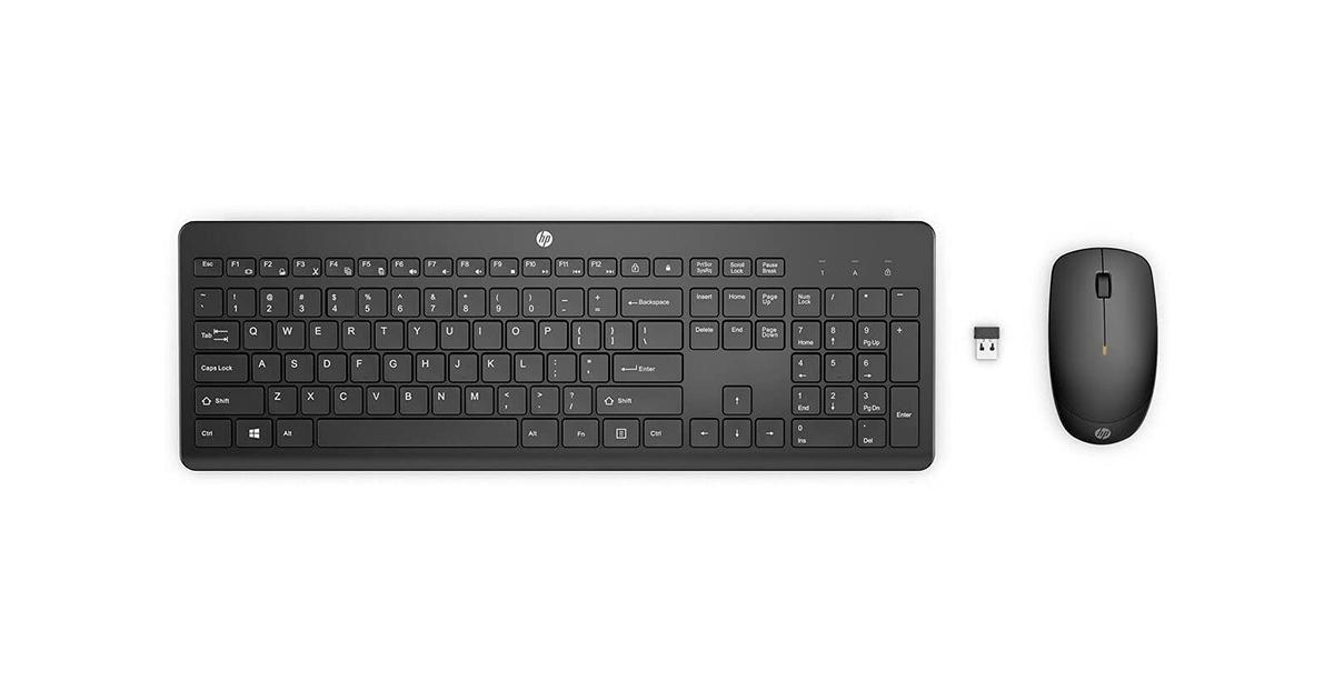Foto 3 pulgar | Teclado  Mouse Inalámbrico Hp color Negro