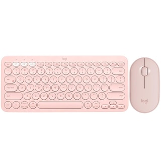 Foto 1 | Kit Teclado y Mouse Logitech K380 M350 Bluetooth color Rosa