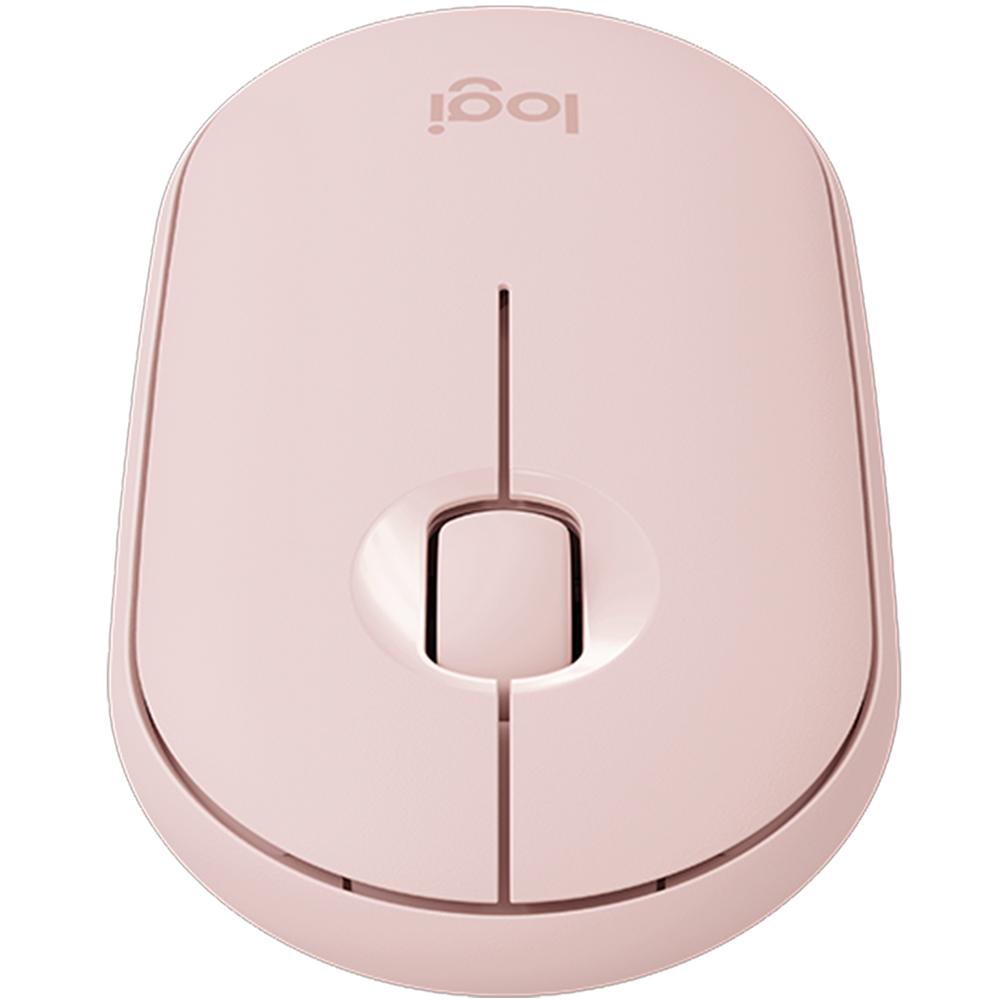 Foto 3 pulgar | Kit Teclado y Mouse Logitech K380 M350 Bluetooth color Rosa