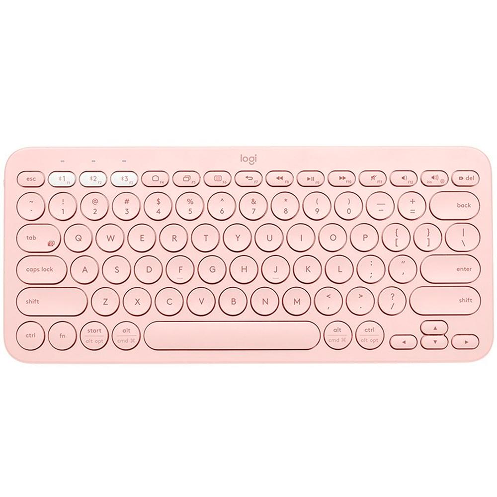 Foto 4 pulgar | Kit Teclado y Mouse Logitech K380 M350 Bluetooth color Rosa