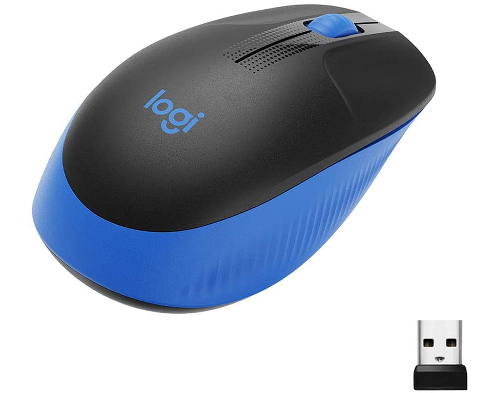 Mouse Inalámbrico Logitech M190 color Azul