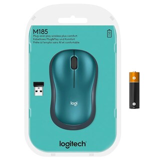Foto 5 | Mouse Inalámbrico Logitech M185 Azul