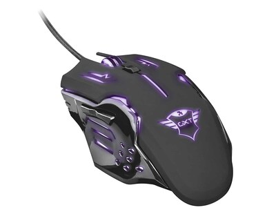 Foto 3 | Mouse Gamer Trust Rava Gxt 108 color Negro 2000 Dpi's 6 Botones