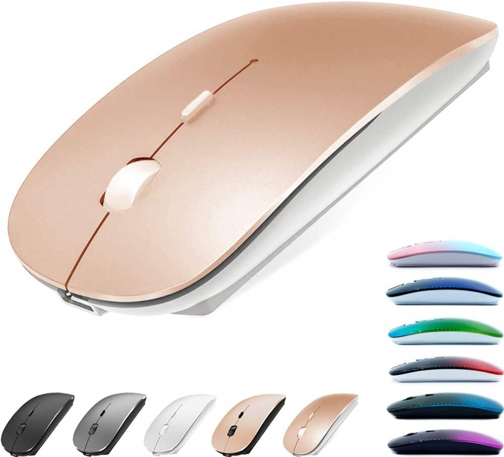 Foto 2 pulgar | Venta Internacional: Mouse Bluetooth Recargable Para Macbook Pro/macbook Air/laptop/imac/ipad, Mouse Inalámbrico Para