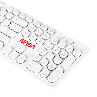 Foto 5 | Teclado y Mouse Inalámbrico Nasa Edición Cometa color Blanco