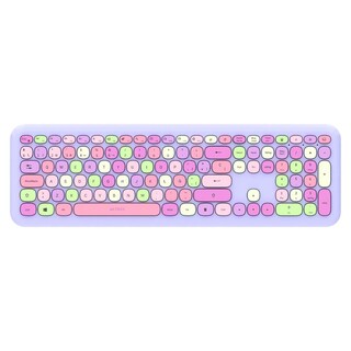 Foto 4 | Teclado y Mouse Acteck Creator Chic Colors Mk475 Inalámbrico Usb 2.4ghz Delgado Morado