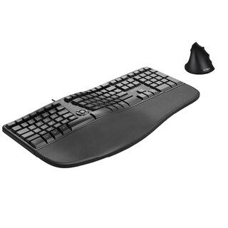 Foto 2 | Teclado con Mouse Acteck Inalámbrico color Negro 2 Piezas