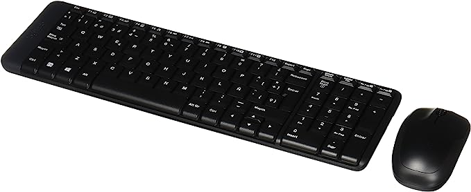 Foto 2 pulgar | Combo Teclado Compacto y Mouse Inalámbricos Logitech Mk220 para Windows Conexión Inalámbrica 2.4 GHZ con Recept