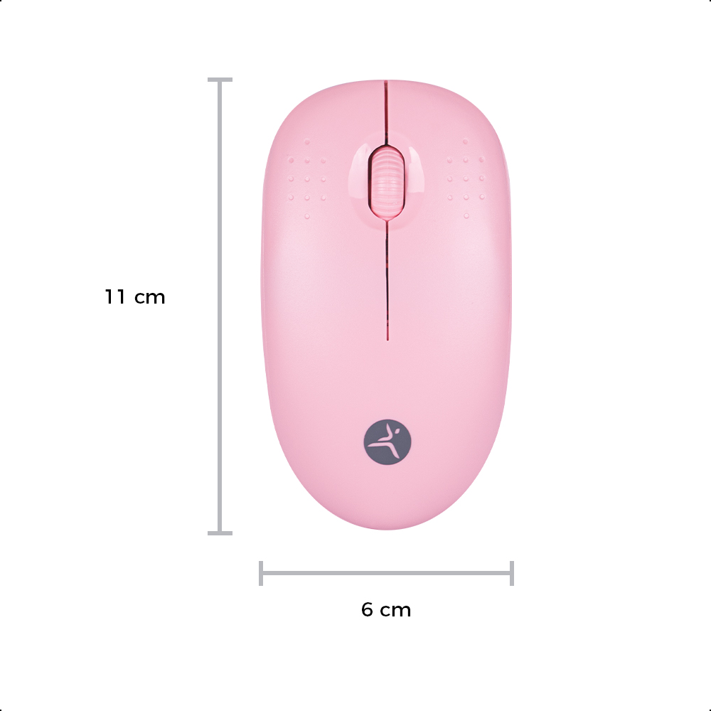 Foto 4 | Kit Combo Rosa Teclado Y Mouse Inalámbrico Con Descansa Muñecas