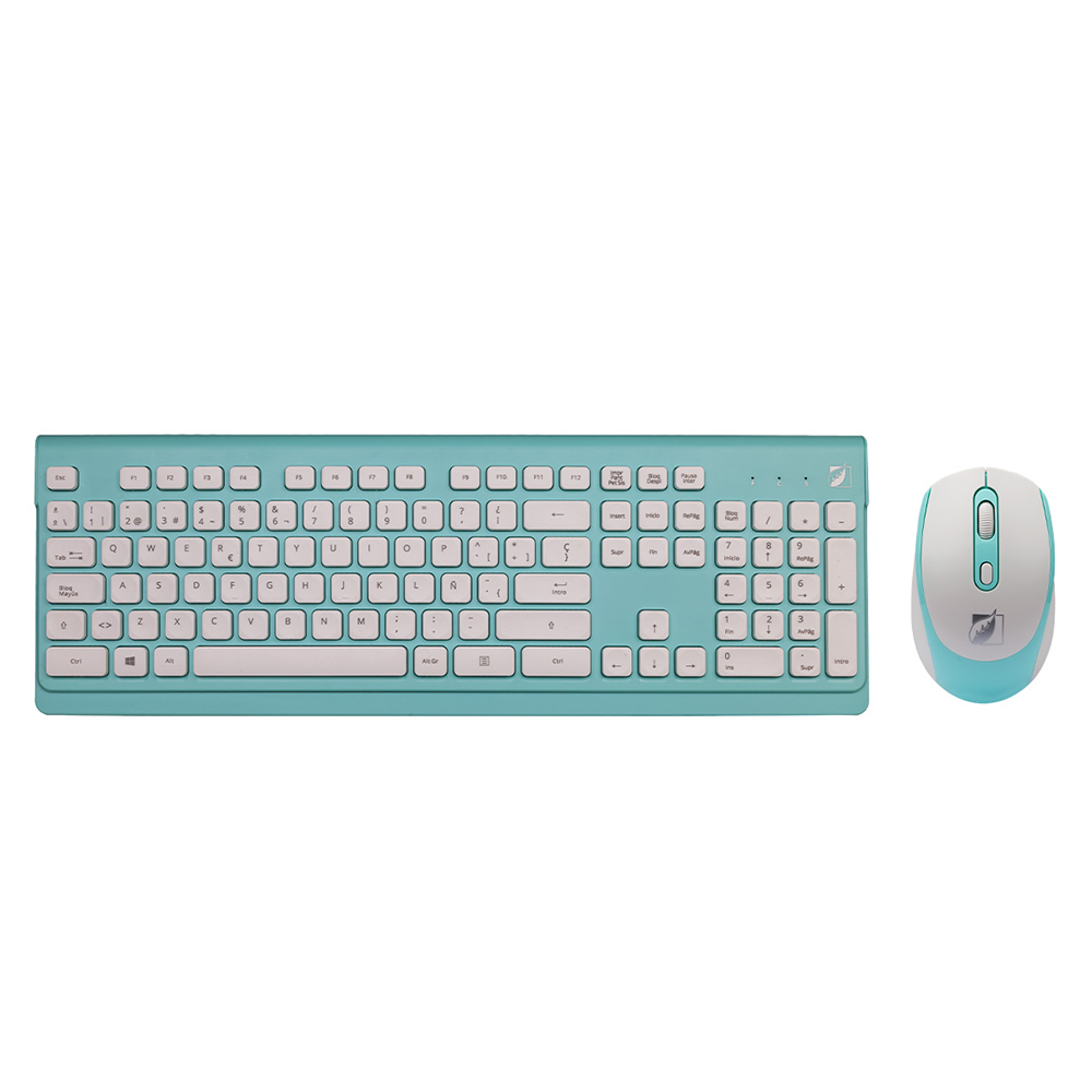 Kit de Teclado y Mouse Greenleaf Azul