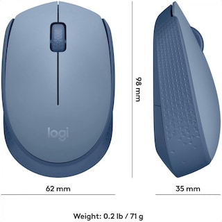 Foto 4 | Mouse Logitech M170 Inalámbrico Óptico Usb Azulado 910-006863