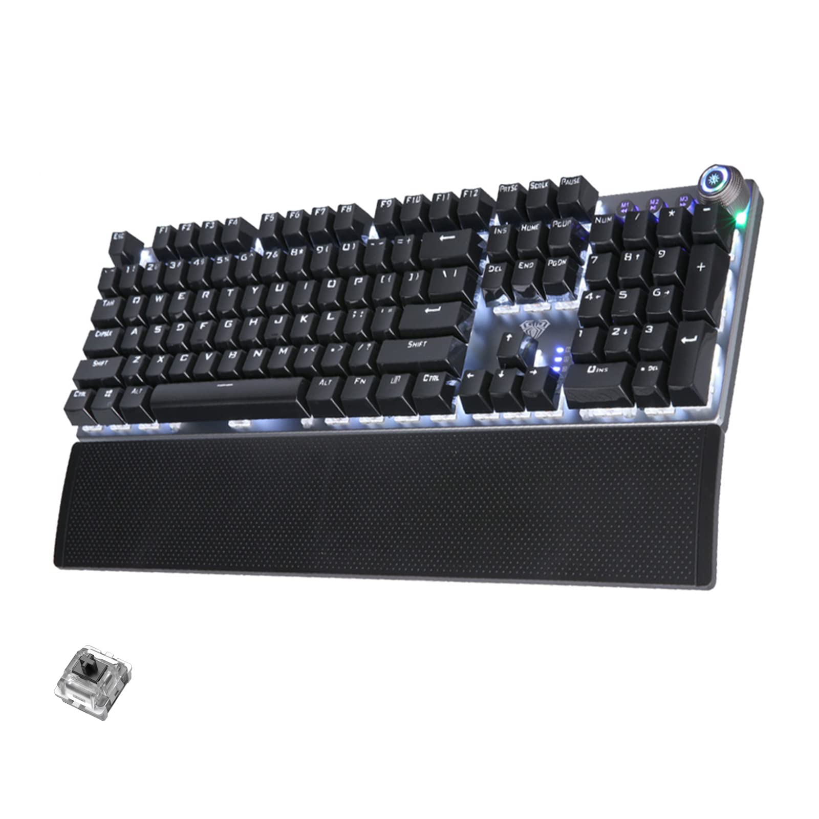 Teclado Mecánico Aula F2088 Classic Black Switch White Led - Venta Internacional.