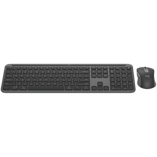 Foto 4 | Kit Teclado Mouse Logitech Signature Slim Mk950 Inalambrico Graphite