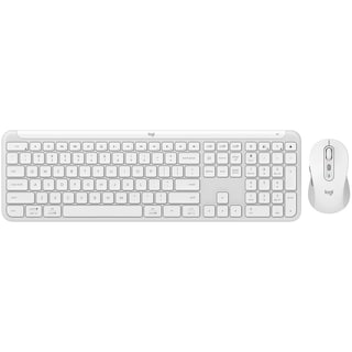 Foto 1 | Kit Teclado Mouse Logitech Signature Slim Mk950 Inalambrico Off White