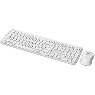 Foto 2 | Kit Teclado Mouse Logitech Signature Slim Mk950 Inalambrico Off White