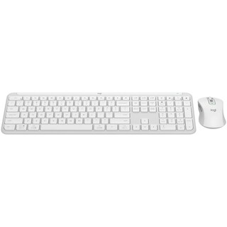 Foto 5 | Kit Teclado Mouse Logitech Signature Slim Mk950 Inalambrico Off White