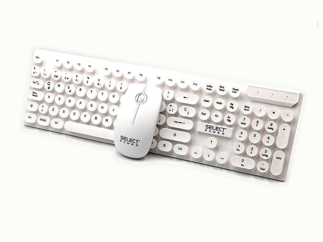 Foto 1 | Combo Teclado Y Mouse Inalámbricos Blanco