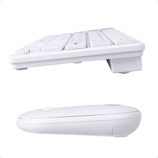 Foto 4 | Teclado Y Mouse Inalámbrico Techzone Young Poppink Blanco