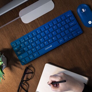 Foto 8 | Teclado Y Mouse Inalámbrico Techzone Young Popblue 64 Teclas