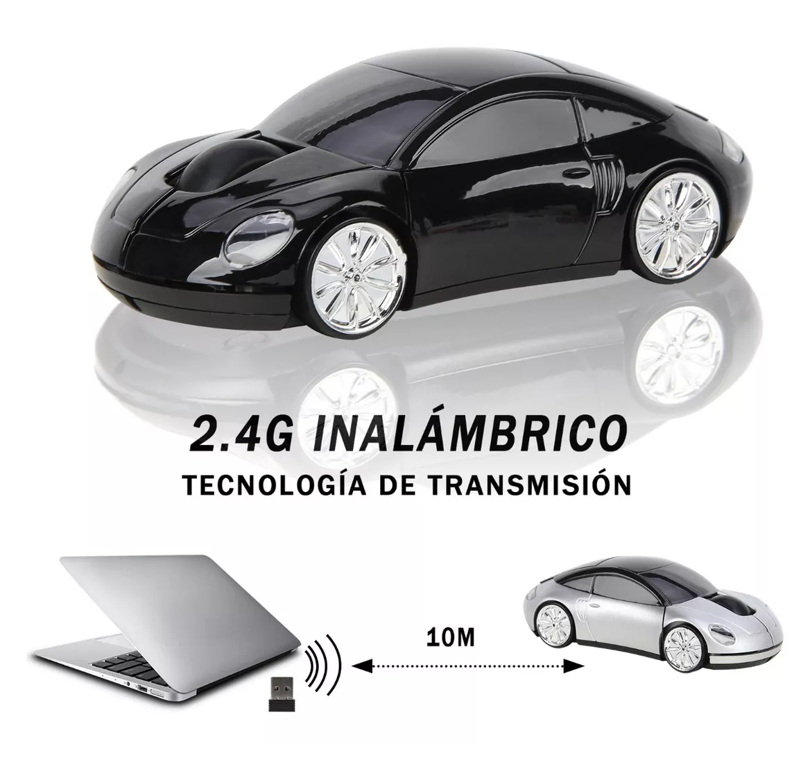 Foto 3 | Mouse Inalámbrico Lab.G de Auto