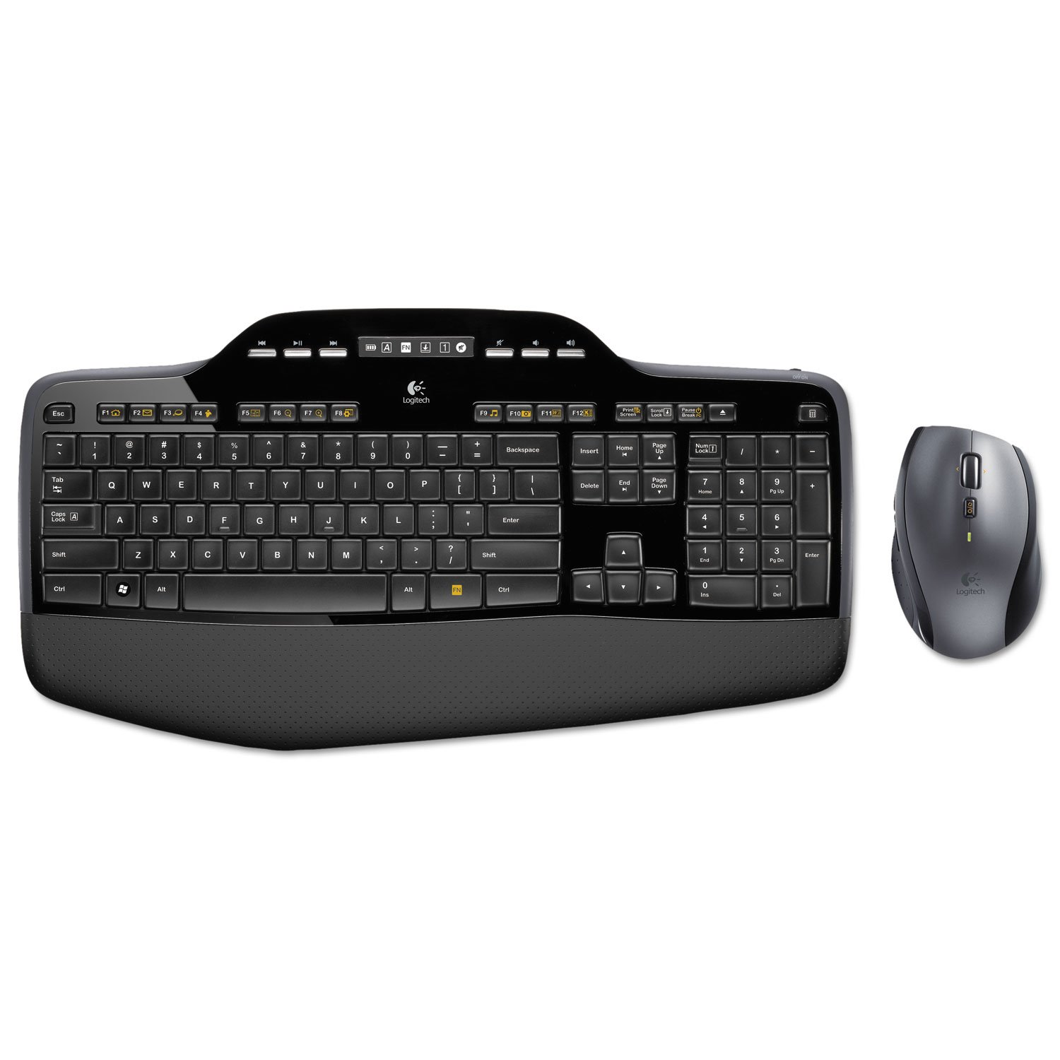 Foto 3 pulgar | Set de Escritorio Inalámbrico Logitech MK710 con Teclado y Ratón Negro - Venta Internacional