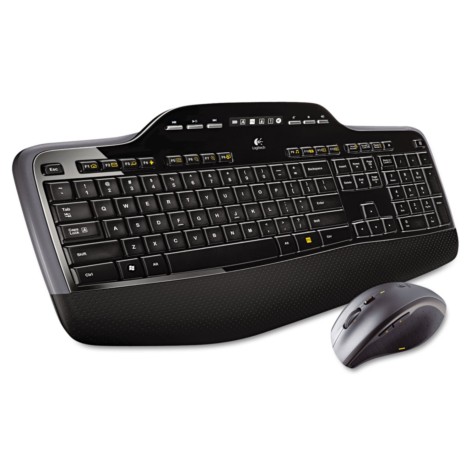 Foto 4 pulgar | Set de Escritorio Inalámbrico Logitech MK710 con Teclado y Ratón Negro - Venta Internacional