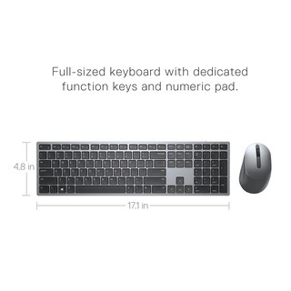 Foto 3 | Teclado con Mouse Inalámbrico Dell Premier Km7321w para Pc-Venta Internacional