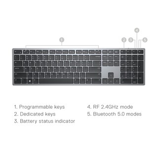 Foto 4 | Teclado con Mouse Inalámbrico Dell Premier Km7321w para Pc-Venta Internacional