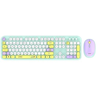Foto 1 | Kit Teclado Y Mouse Acteck Creator Chic K-colors Mk485 Inalambrico Usb 2.4 Mhz Tiffany Ac-940191