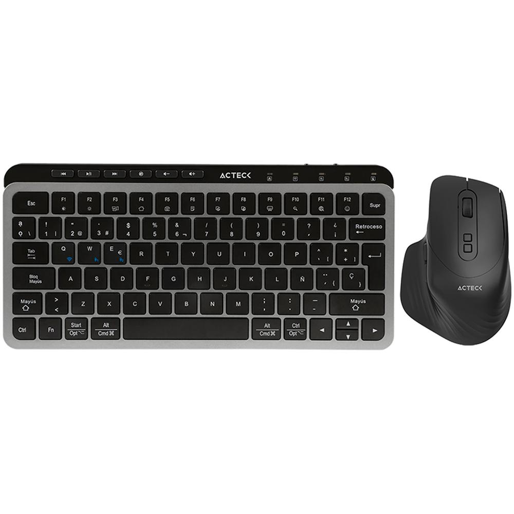 Foto 2 pulgar | Teclado y Mouse Acteck Creator Krea Mk750 Inalambrico Usb 2.4ghz + Bt 5.0 2000dpi Negro
