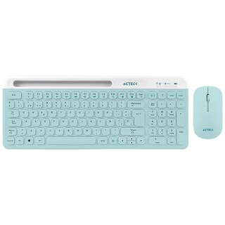 Foto 1 | Kit Teclado y Mouse Inalámbricos Acteck Creator Virtuos Slik MK720 Multidispositivo USB 2.4 MHz + BT 5.0