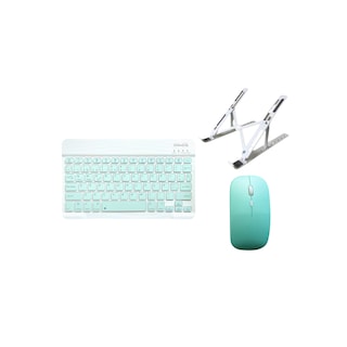 Foto 1 | Kit de Teclado y Ratón Recargable con Bluetooth Verde - Venta Internacional