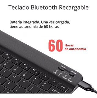 Foto 3 | Kit de Teclado y Ratón Recargable con Bluetooth Verde - Venta Internacional