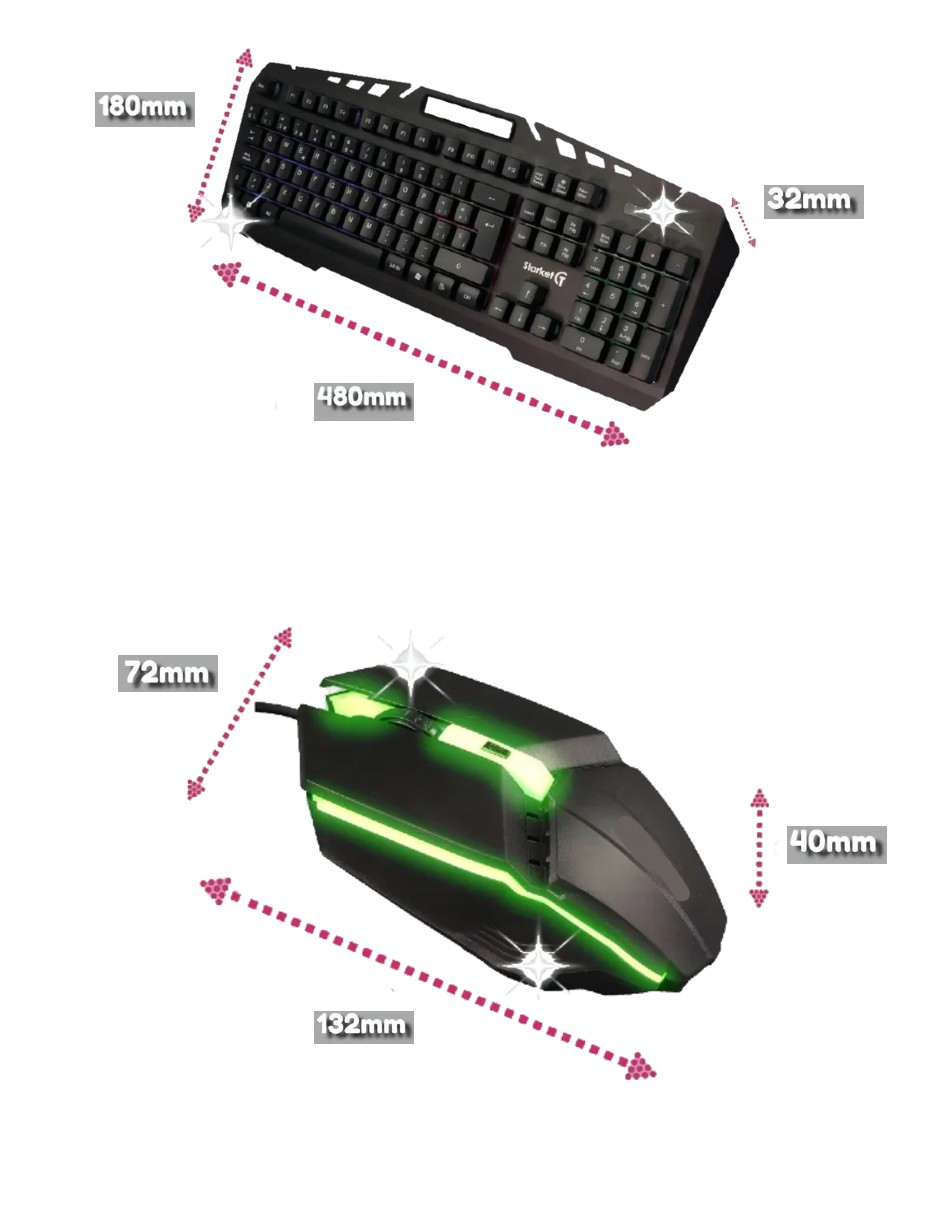 Foto 3 | Kit Gamer Teclado Y Mouse Mecánico + Gratis Termo Güish De Regalo
