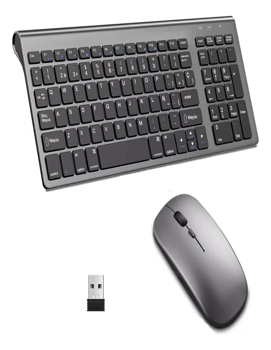 Foto 3 pulgar | Teclado Y Mouse + Gratis Termo Güish De Regalo