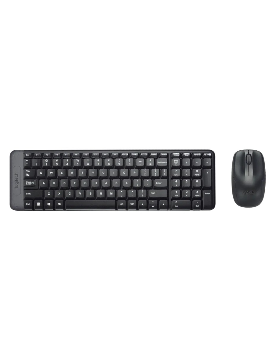 Foto 2 pulgar | Combo de Teclado y Mouse Inalámbrico Logitech