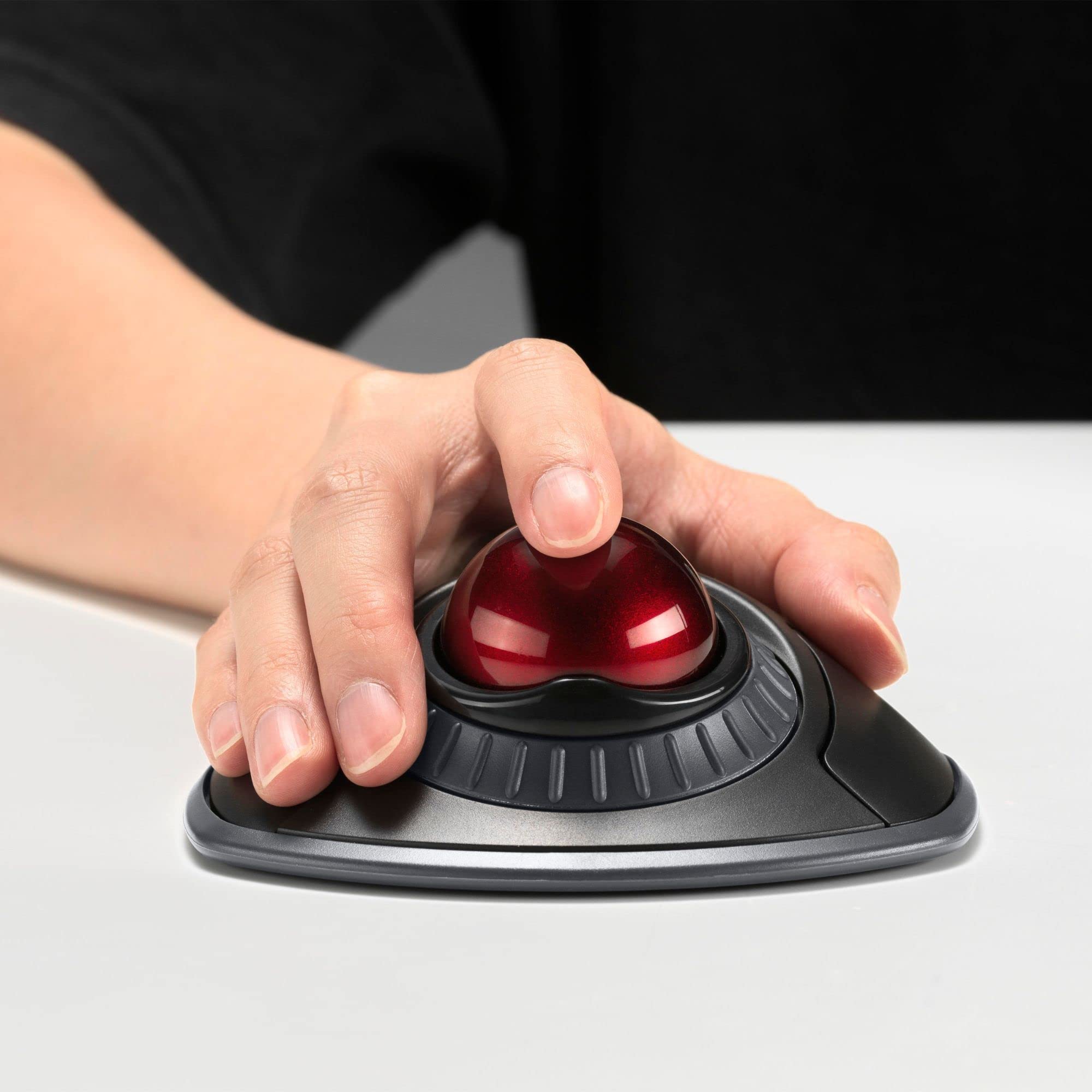 Foto 5 pulgar | Anillo De Desplazamiento Inalámbrico Trackball Kensington Orbit, Negro Y Rojo - Venta Internacional.