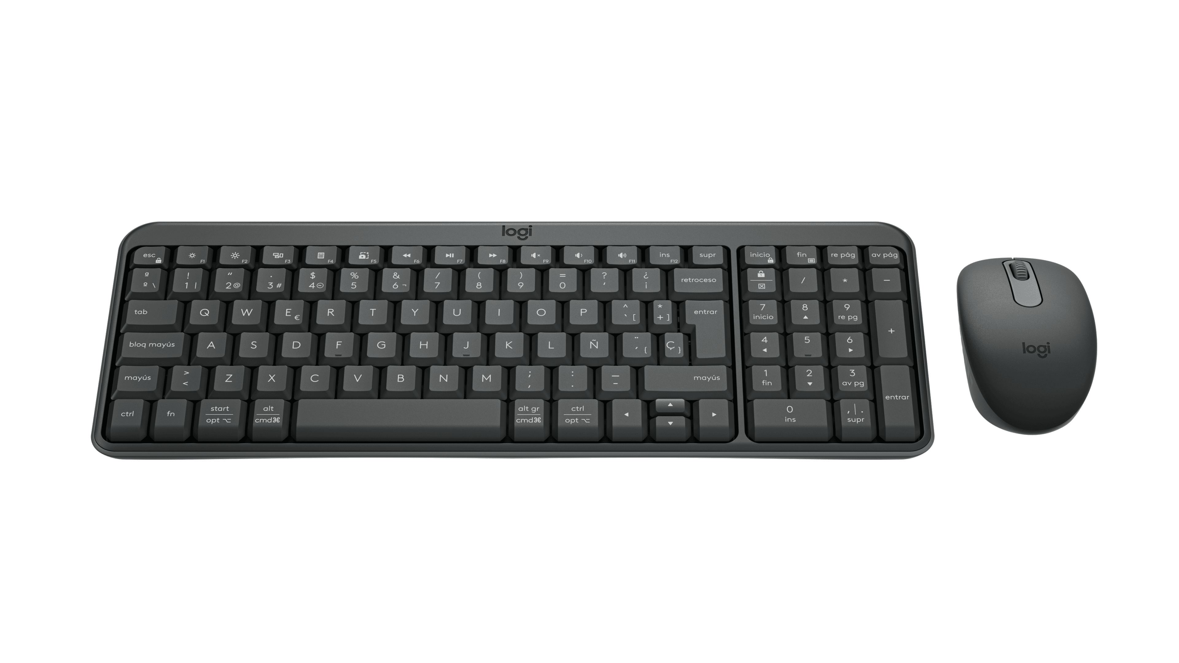 Foto 2 | Combo de Teclado y Mouse Inalámbrico Logitech MK250