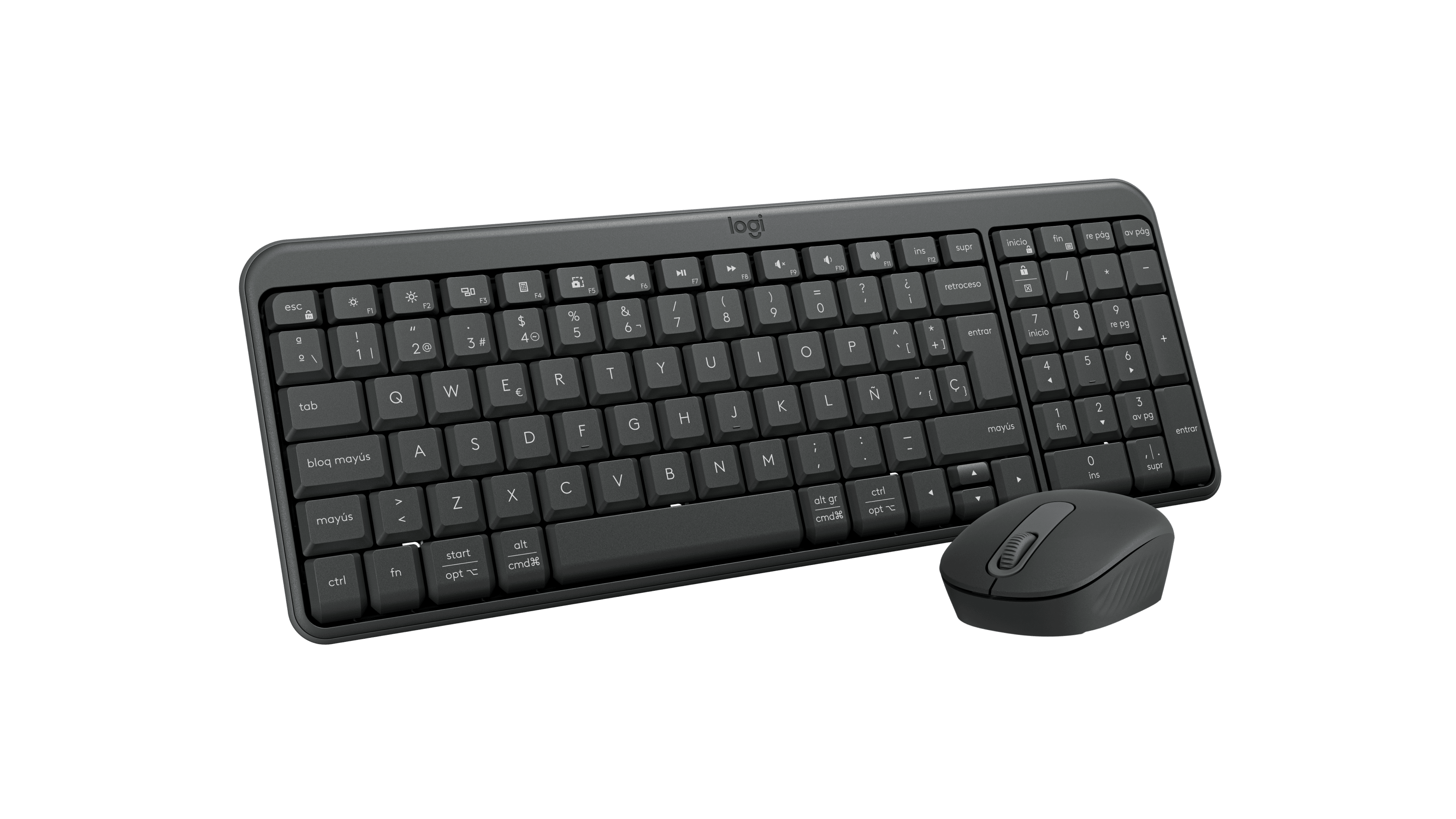 Foto 4 pulgar | Combo de Teclado y Mouse Inalámbrico Logitech MK250