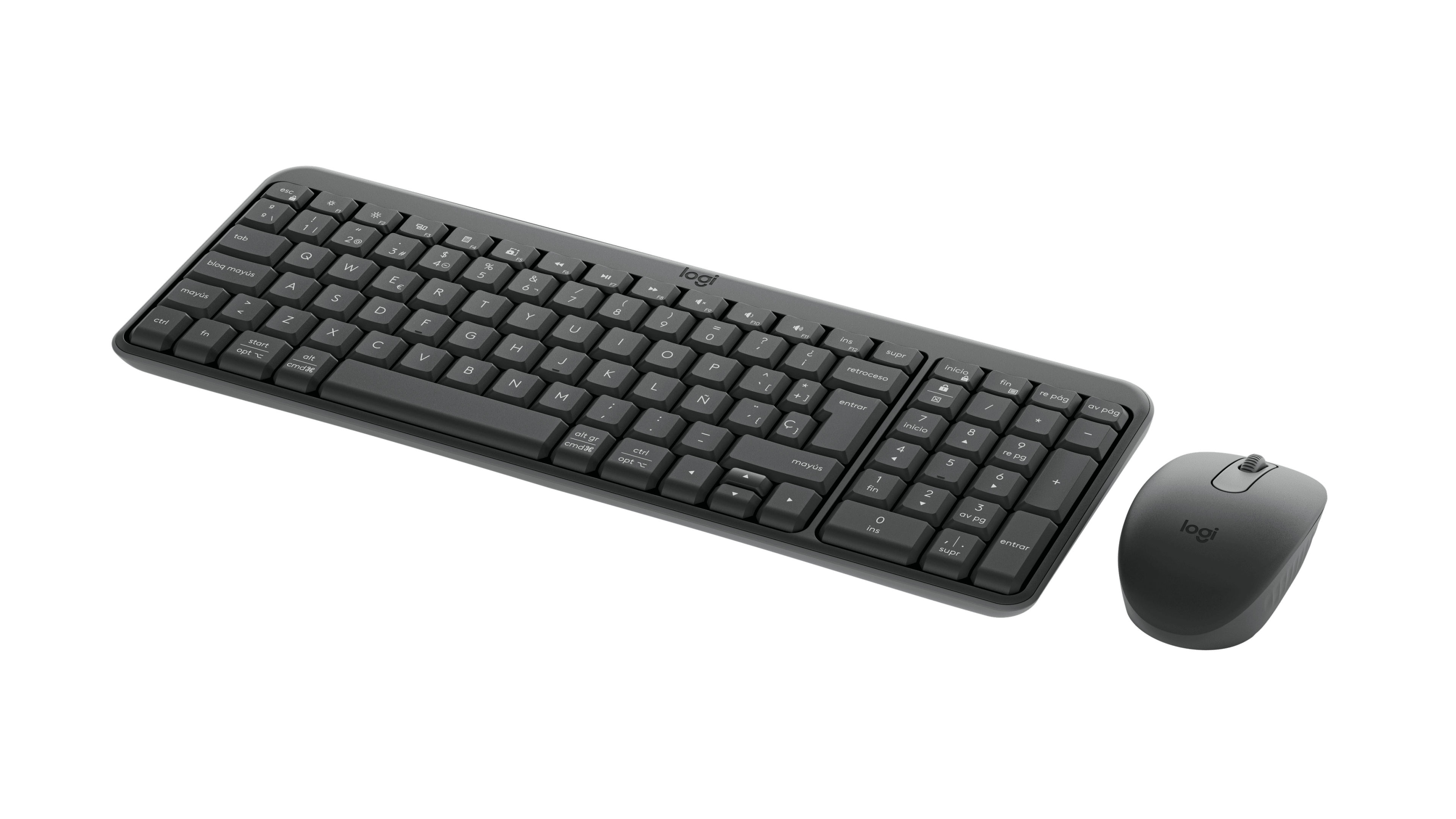 Foto 5 pulgar | Combo de Teclado y Mouse Inalámbrico Logitech MK250