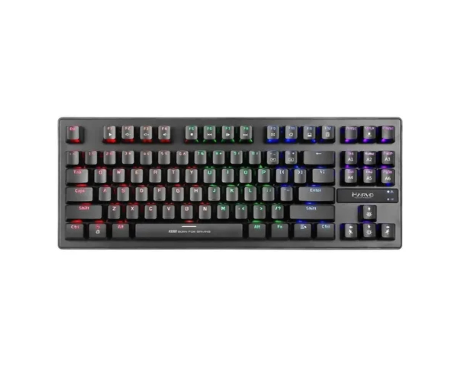 Foto 2 pulgar | Teclado Mecánico Compacto Marvo Kg901 Sp Español color Negro
