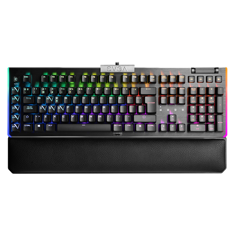 Teclado Gamer Mecánico Evga Z20 color Negro